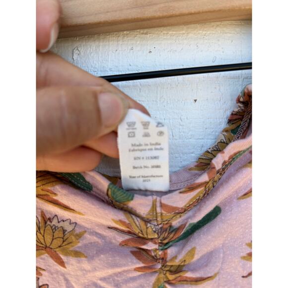 Kate Quinn Bamboo Dress, Pink, Soft, Lily Pads, 12-18 Months - Picture 3 of 5